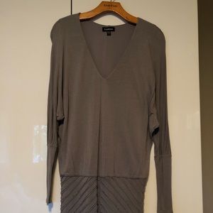 CLOSET CLOSEOUT! Bebe slouch mini grey dress